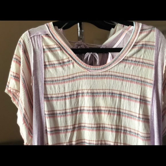 Striped boho ribbed top - Picture 5 of 8